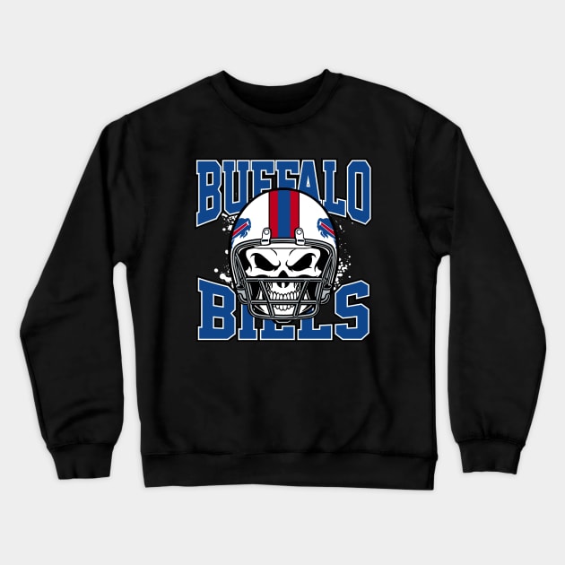 Buffalo Bills Crewneck Sweatshirt by Cika Ciki